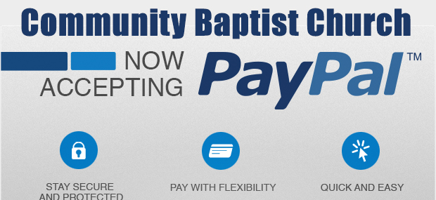 Give to CBC using Paypal