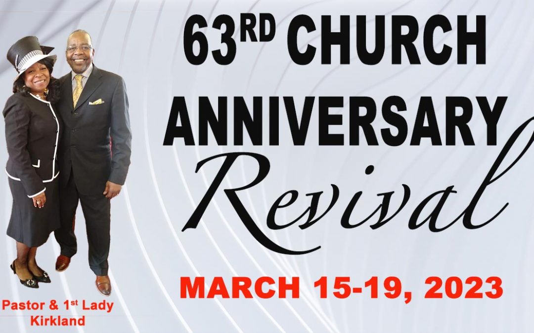 63rd Church Anniversary