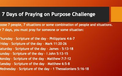 7 Days of Praying on Purpose – Day 7