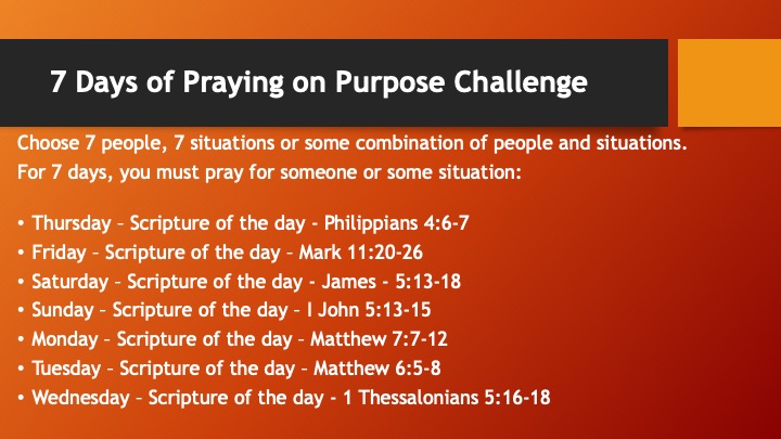 7 Days of Praying on Purpose – Day 2